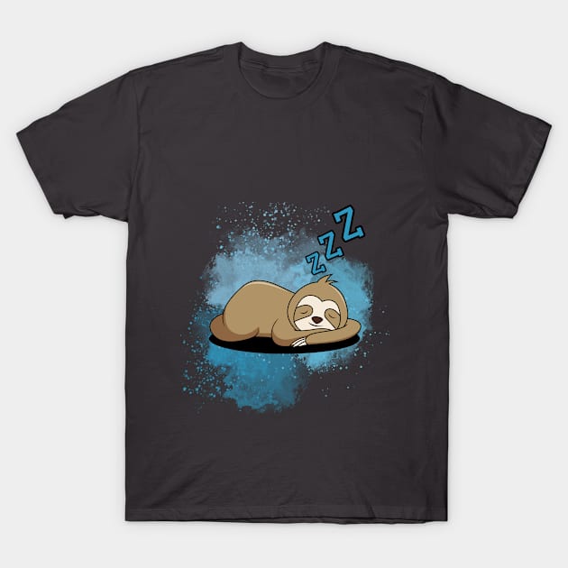 Sleepy Sloth T-Shirt by Majkelos